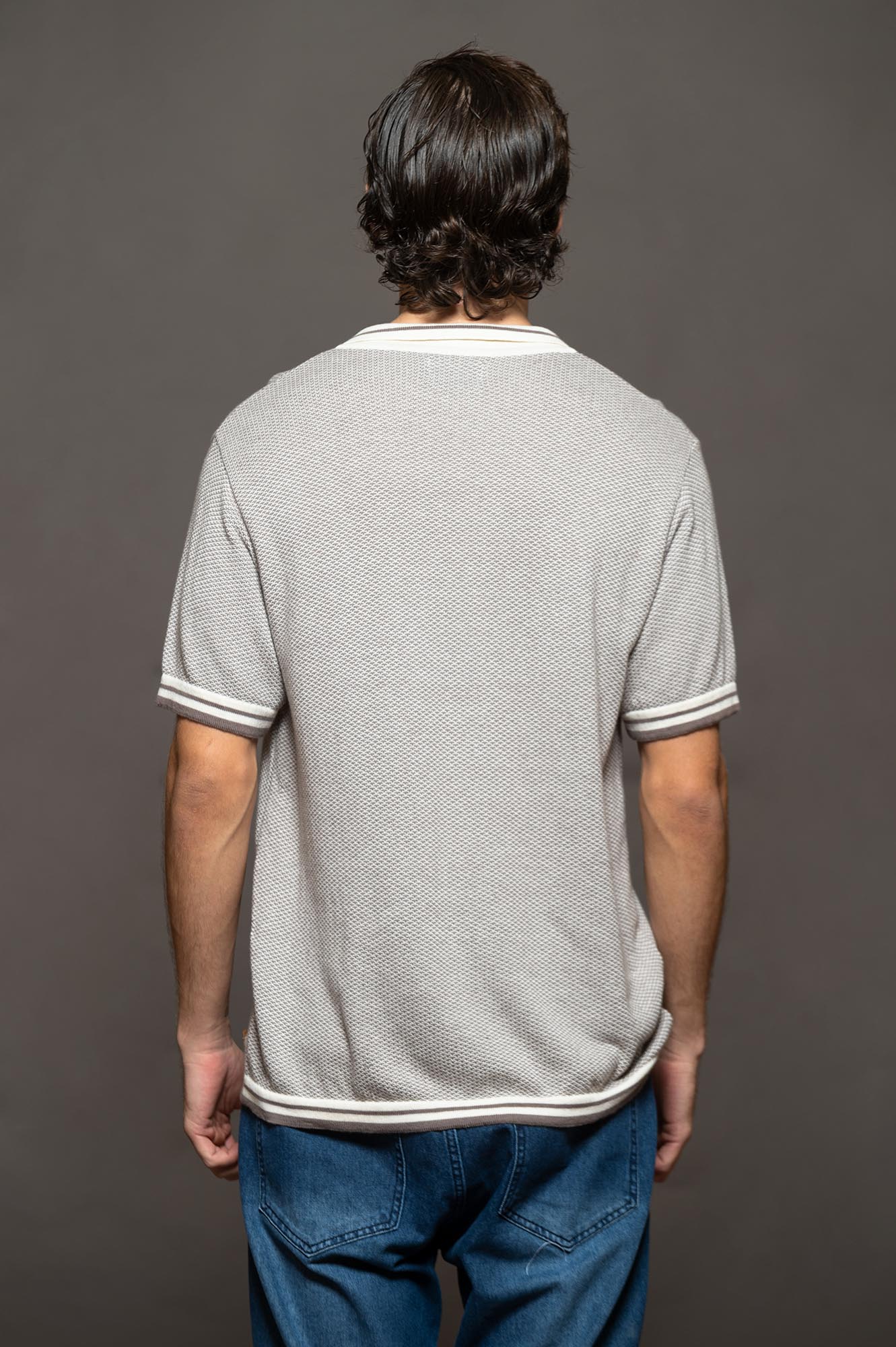4007VI - CHOMBA BRANDY TEJIDA VISON